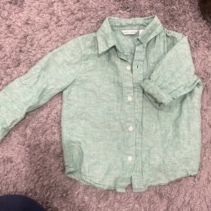 Perfect green color button down